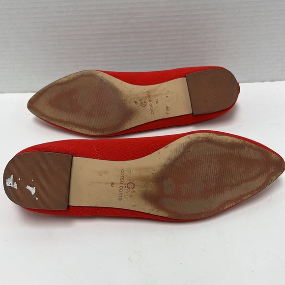 Corso Como Julia Mars Red Knit Flats Size 9 - Picture 6 of 7
